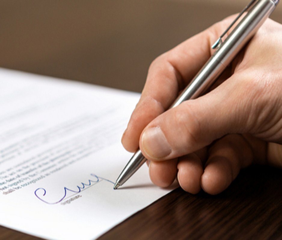 Firma de contrato Firma de contrato